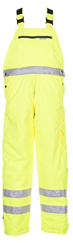 Planam Warn-/Wetterschutz Herren Winterlatzhose Uni Gelb (Modell 2060) / Orange (Modell 2063)