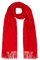 Oxfords Cashmere Reine Kaschmirstola für Damen, schlicht, Rot