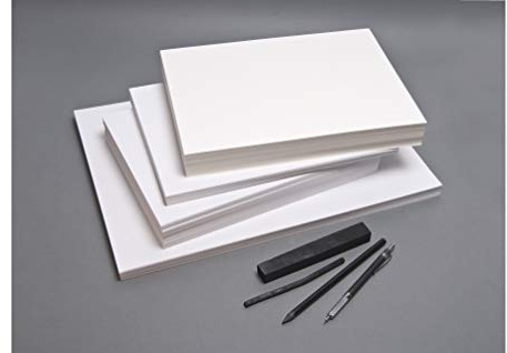 Clairefontaine 1694C - Packung mit 250 Bogen Skizzenpapier 120g, DIN A4+ 24 x 32 cm, ideal für Künstler oder die Schule, Weiß, 1 Pack