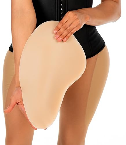 DressTech Drag Queen Hip Pads | Imbottitura in silicone Drag Queen Hip & Shapewear per Crossdressers, Fiera, C