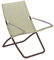 Snooze Liegestuhl Code 201 Stahl/Emu-tex Indishbraun Fabre Cod. 41