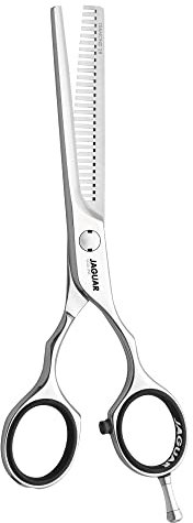 JAGUAR Modellierschere DIAMOND 28 5.5 | Texturierschere mit 28 Effilierzähnen mit Prismenschliff im Classic-Design | poliert | Made in Germany
