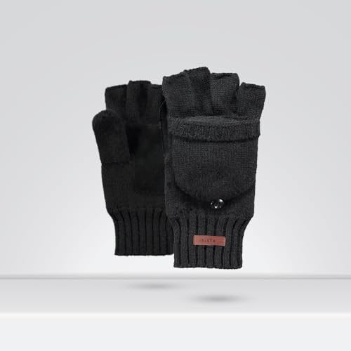 Barts Herren Haakon Bumglove Fäustlinge, Schwarz (BLACK 0001), Medium (Herstellergröße: S/M)