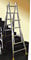 Teleskopleiter 4x6 Sprossen, Stehleiter, Klappleiter, Anlegeleiter Treppenleiter, nach EN 131 BG Neu