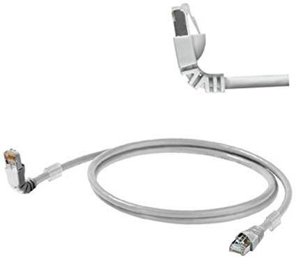 Weidmüller CAT6 A S/FTP 1m 1m Cat6 A S/FTP (S-STP) Grey Networking Cable - Networking Cables (1m