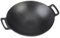 LANDMANN Grillwok | Hochwertiger Wok aus emailliertem Gusseisen (Ø 36 cm) | Optimale Hitzeverteilung und Hitzespeicherung | Mit abgeflachten Boden passend für Grillroste | 38 x 46 x 13,5 cm [Schwarz]
