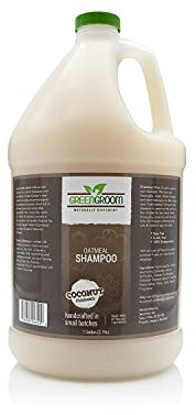GreenGroom Haferflocken-Hundeshampoo, 1 Gallone - Hergestellt Aus Kolloidalem Haferflocken, Alle Natürlichen Inhaltsstoffe, Lindert Trockene Und Juckende Haut, Füllt Auf