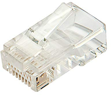 LINDY 62405 RJ45 Connector UTP Cat. 5E - Clear (Pack of 10),