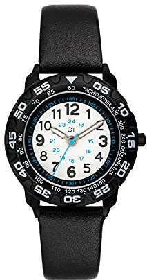 Cool Time Jungen Kinder Armbanduhr (schwarz-blau)