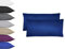 NatureMark 2er Pack Microfaser Kissenbezug 100% Polyester Kissenhülle mit Reißverschluss 40x80cm Royal blau