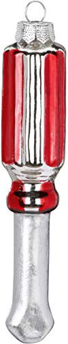 Weihnachtskugeln Figuren Glas Werkzeuge - Schraubenzieher 14cm