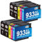 Jagute 933XL 932XL Druckerpatronen Kompatibel für HP 932 933 932xl 933xl Patronen für HP Officejet 6600 6700 7510 7612 7110 7610 6110 Drucker (10-Pack)