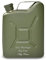Personalised Engraved Green Jerry Can Hip Flask, Personalise with Any Message for Any Occasion