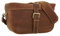 Gusti Lenkertasche Leder- Andre D. Lenkertasche inkl. Platte Gepäckträgertasche Fahrradschloss Ledertasche Vintage Braun Leder