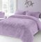 De Lavish Alaska Teddy Fleece Duvet Cover With Pillow Case Long Fur Cuddles Warm Soft Bedding Set Single Bed Size, Lilac