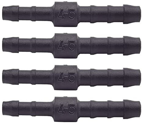 4 x YOU.S Original Schlauchverbinder Zwischenstück RGV Ø 5mm 4mm - Gerade Form - Reduzierer