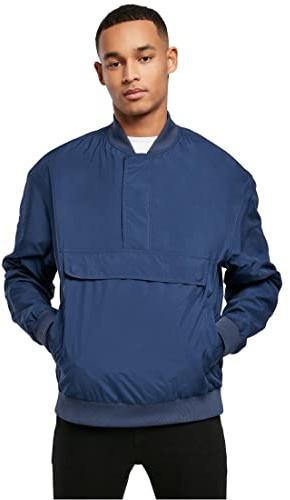 Urban Classics Herren Pullover Bomber Jacket darkblue, M