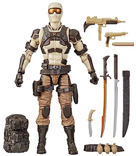 G.I. Joe Classified Series Desert Commando Snake Eyes, Collectible G.I. Joe Actionfiguren 92 6 Zoll Actionfiguren für Jungen & Mädchen mit 9 Zubehör