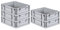 PROREGAL SparSet 5x Eurobox NextGen Grip | HxBxT 12x30x40cm | 11 Liter | Griffe geschlossen | Grau | Eurobehälter, Transportbox, Transportbehälter, Stapelbehälter