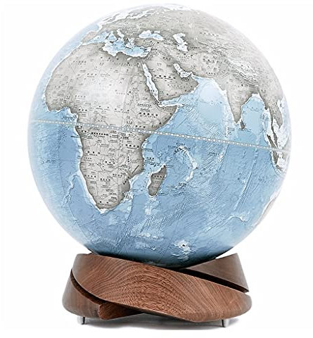 BOLOKA globus Dekoratio Weltkugel Geographische Globen Mit Schwarzem Walnussbasis 10in Durchmesser Earth Globe Schreibtisch Klassenzimmer Dekorative Globen Büro (Color : World Globe D)