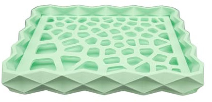 Porte Savon – Vert Pastel - Écologique en PLA Biosourcé – Fabrication Française - Grille Amovible pour Nettoyage Facile - Idéal pour Douche et Salle de Bain