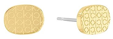 Calvin Klein Steckerohrringe für Damen Kollektion CK ICONIC FOR HER in Gelbgold - 35000400