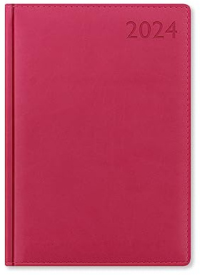Letts Verona Terminplaner 2024, A5, Wochenansicht, Pink