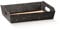 Cestino contenitore 35x26x7 cm Cesto VASSOIO per BOMBONIERE | ideale per confezionare cesti natalizi oggettistica o esposizione (Nero con stelle)