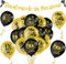 HOWAF Striscioni Finalmente in Pensione Banner Bandiera Ghirlanda Palloncini Pensione Palloncino Finalmente in Pensione Neri e Oro Decorazioni Pensione Gadget per Regalo Pensione Donna Uomo