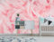 Fototapete 3D Tapete Rosa Feder Tapeten Vliestapete Wandbilder XXL Wanddeko Wandtapete -320231 200x140cm