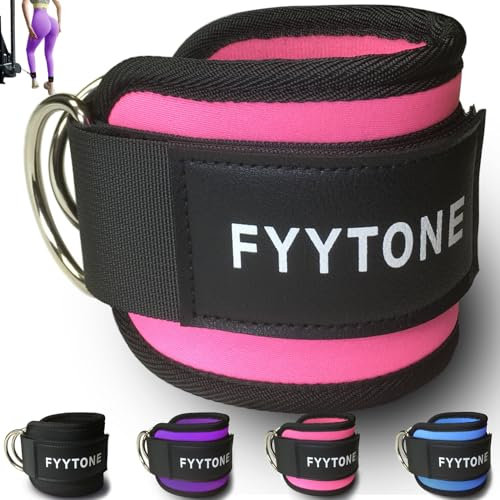 Ankle Strap(Single) for Cable Machine, Ankle Cuff for Kickbacks, Leg Extensions, Lower Body Exercises, Glute Workouts, Booty Hip Abductors Exercise, for Home & Gym