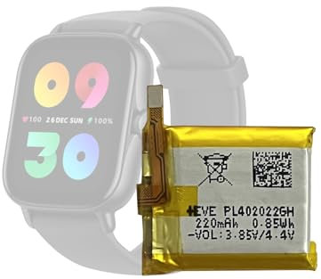 HIGHAKKU Ersatzakku EVEPL402022GH PL402022GH kompatibel mit AMA-zfit GTS 2 / GTS2 mini A2010 Smartwatch
