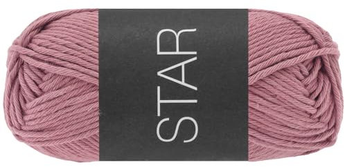LANA GROSSA Star | Topflappen-Baumwolle | Handstrickgarn aus 100% Baumwolle | 50g Wolle zum Stricken & Häkeln | 90m Garn FB115