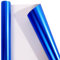 HBell Metallische Geschenkpapierrolle, 43 cm x 10 m, einfarbig, matt, perfekt für Geschenkverpackungen, Bastelarbeiten, Hochzeit, Geburtstag, Weihnachten, Babyparty, festliche Dekorationen (blau)