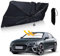 ZATOOTO Sonnenschutz Auto Frontscheibe, Upgrade Windschutzscheibe Sonnenschutz Sonnenschirm, Auto Sonnenschutz Frontscheibe Innen, UV-Schutz, Faltbare, 140×74cm