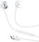 Music Sound - Auricolari Capsula - Auricolari con Filo e Microfono - Compatibilità USB-C - Dettagli metallici - Colore Bianco