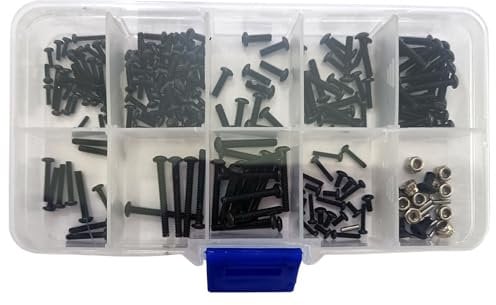 YijiaLink RC Screw Kit Repair Tool Box Hardware Fasteners Set Compatible with TRX-4M 1/18 RC Crawler Car Upgrade
