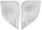 QRMZJF Front Column Roof Horn Hood Model3 Speaker Cover Decorative Sequins, for Tesla, Model 3 2019 2020 Accessories Car Speaker Grille Trim(Front door Sliver)