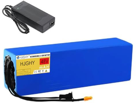 HJGHY 48 V Elektrische Fahrrad Lithium-Batterie 48 Volt 8Ah 10Ah 12Ah 15Ah 18Ah 20Ah 25Ah 30Ah E-Bike Lithium-Batterie Roller Batterie,48v,10Ah