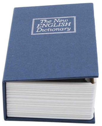 Goorvoucs Versteckte Geldkassette mit Zahlenschloss - Versteckte Aufbewahrung Von Schmuck und Schlüsseln, Dekorativer Sichtschutzbehälter, Diebstahlschutz-Design D