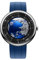 CIGA Design Automatik Uhr Herren - Blue Planet Armbanduhr Edelstahl/Titan/Keramik mit Fluorkautschuk Armband (Blue Planet II Edelstahl)