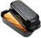 Navaris Molde con Tapa para Pan - Recipiente para Horno de Cerámica para Hacer Pan - Apto para Lavavajillas - Molde Rectangular Libre de Tóxicos - 34 x 13,5 x 14 cm