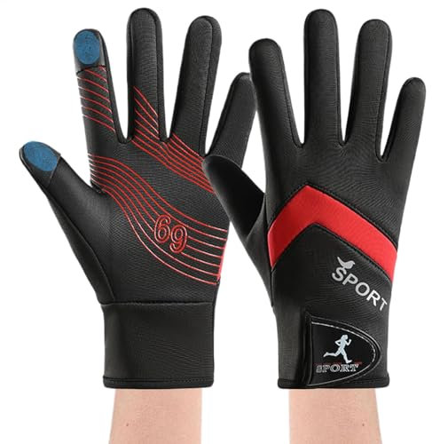 Wasserdichte, wärmste atmungsaktive Schneehandschuhe – Winter-Kaltes Wetter, Fahrradbekleidung, Handschuhe, Herren, Telefon, Touch, Radfahren, Winter, wasserdicht, Radfahren, Mountainbike, Herren