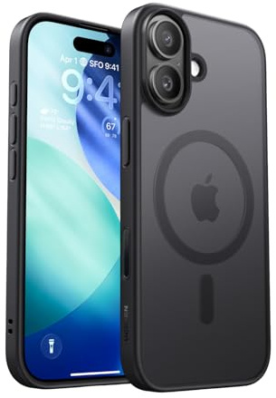 UGREEN for iPhone 17 Case with MagSafe, Military-Grade Shockproof Protection, Magnetic Phone Case for iPhone 17 Classic Cover, Black