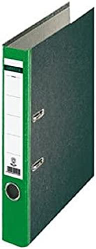 Centra 221124 Standard-Ordner (grauappe RC, mit Wolkenmarmor-Papier-Kaschierung, A4, 5,2 cm Rückenbreite) grün