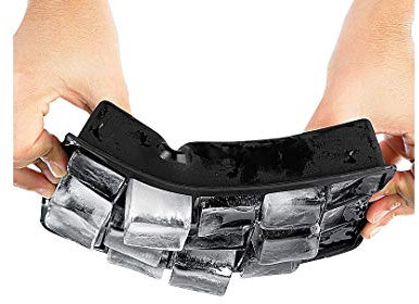 infactory 15-fach JUMBO-Silikon-Eiswürfelform für 0.5 Liter