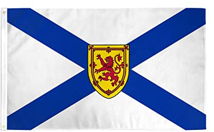 AZ FLAG - Flagge Nova Scotia - 150x90 cm - Neuschottland Fahne 100% Polyester mit Messing-Ösen - 110g