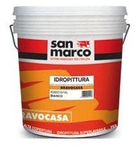 San Marco BRAVOCASA Pittura per interni esterni, colore: Bianco, size: 4 lt
