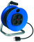 Rosi Cr14504Bn Avvolgicavo con 2 Prese e 2 Schuko 10/16A, Cavo da 3x1.5mm, 50 m, Blu/Nero, 50m