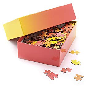 AREAWARE Gradient Puzzle – Rot/Gelb